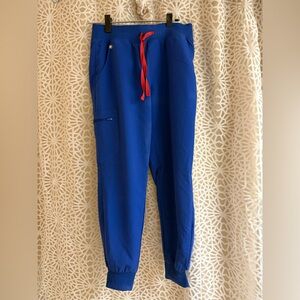 Figs Zamora Joggers in Winning Blue - size small